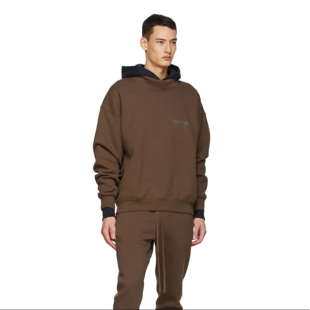 FOG essentials brown sweatshirt size M - Picture 1 of 5